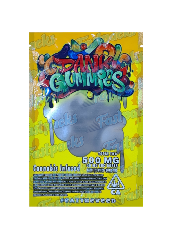 Dank Gummies ~ Yellow ~ 500MG Mylar Bag