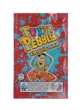 Fred's Fruity Pebbles ~ Krispie Bar ~ 600MG Empty Mylar Bag