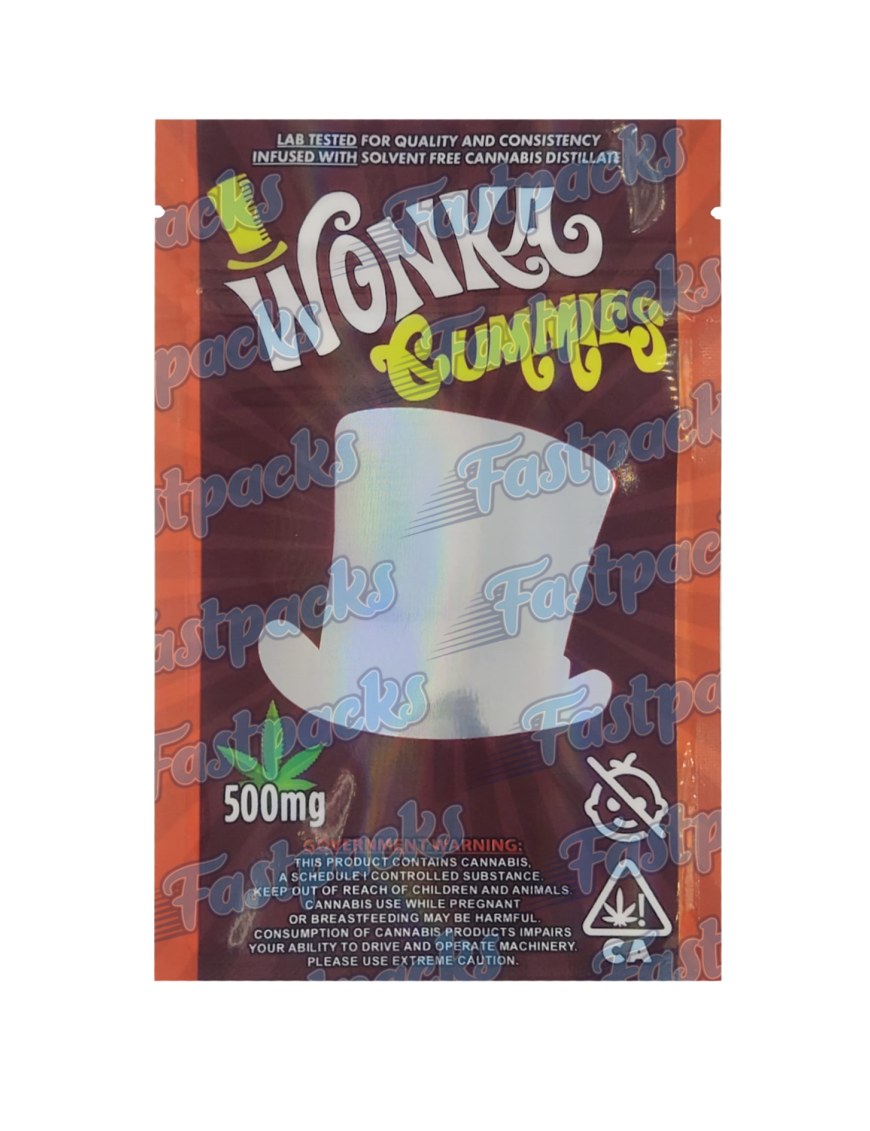 Wonka Edibles ~ Orange ~ 500MG Mylar Bag (2023)