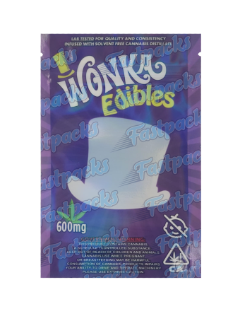 Wonka Edibles ~ Purple ~ 600MG Mylar Bag (2023)