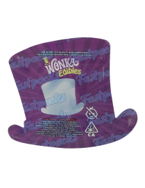 Wonka Edibles ~ Purple ~ Die Cut Mylar Bag (2023)