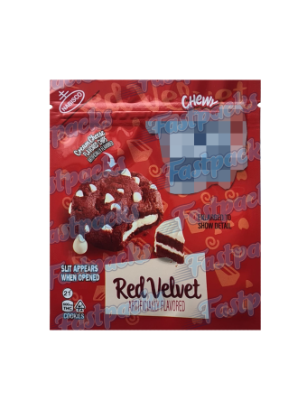 T.A Medicated Cookies ~ Infused Red Velvet Cookies ~ 250/500MG Mylar Bag