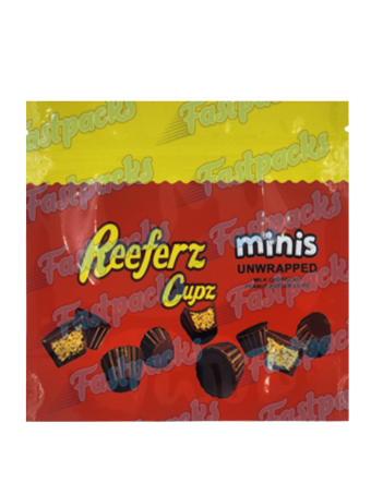 Reeferz Cupz ~ Minis Unwrapped ~ 500MG Mylar Bag