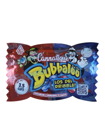 Cannatique ~ Bubbaloo x Smoke Up 212 ~ 3.5G Die-Cut Mylar Bag