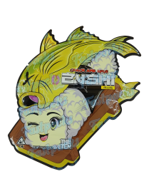 The Ten Co ~ Yellow Zushi V.4 ~ 3.5G Die-Cut Mylar Bag (2023)