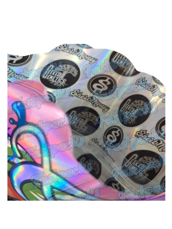 Sherbmoney ~ Sploosh ~ 3.5G Holographic Die-Cut Mylar Bag