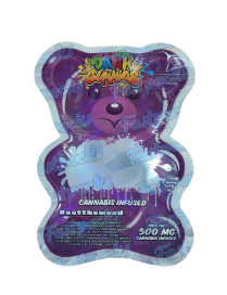 Dank Gummies ~ Purple ~ 500MG Die-Cut Mylar Bag (2023)