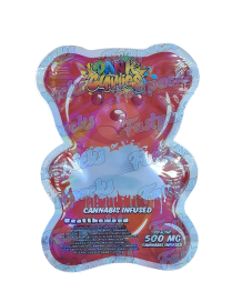 Dank Gummies ~ Red ~ 500MG Die-Cut Mylar Bag (2023)