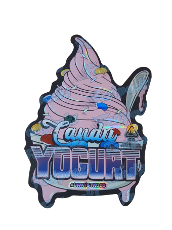 Always Faded ~ Candy Yogurt ~ 3.5G Die-Cut Mylar Bag (2023)