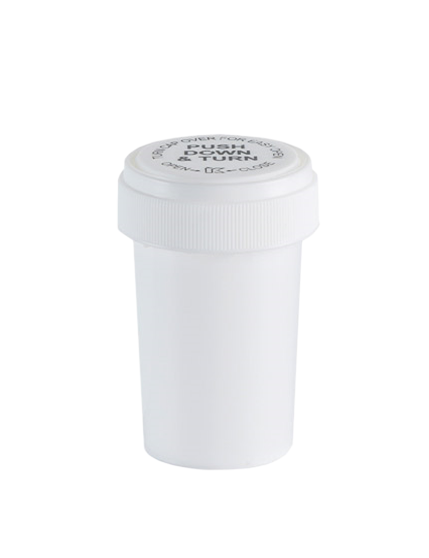 Kush Canister ~ White Dual Lock Child Safe 3.5G Container (USA Import)