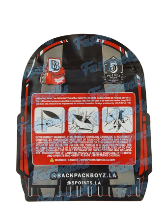 Backpack Boyz ~ 33 ~ 3.5G Die-Cut Mylar Bag