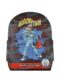 Backpack Boyz ~ Algorythm ~ 3.5G Die-Cut Mylar Bag