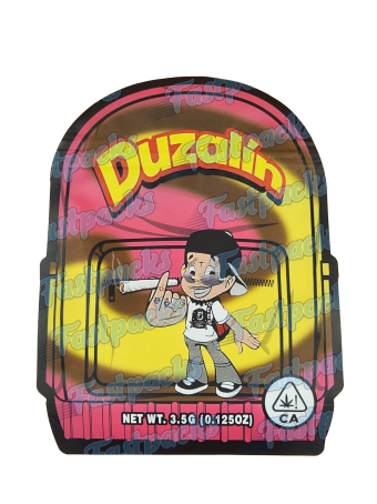 Backpack Boyz ~ Duzalin ~ 3.5G Die-Cut Mylar Bag