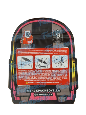 Backpack Boyz ~ Duzalin ~ 3.5G Die-Cut Mylar Bag