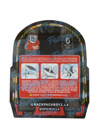 Backpack Boyz ~ White Apple Tart ~ 3.5G Die-Cut Mylar Bag