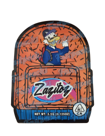 Backpack Boyz ~ Zazitoz ~ 3.5G Die-Cut Mylar Bag