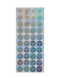 The Ten Co ~ Zushi Sticker Holographics ~ x40 Per Sheet