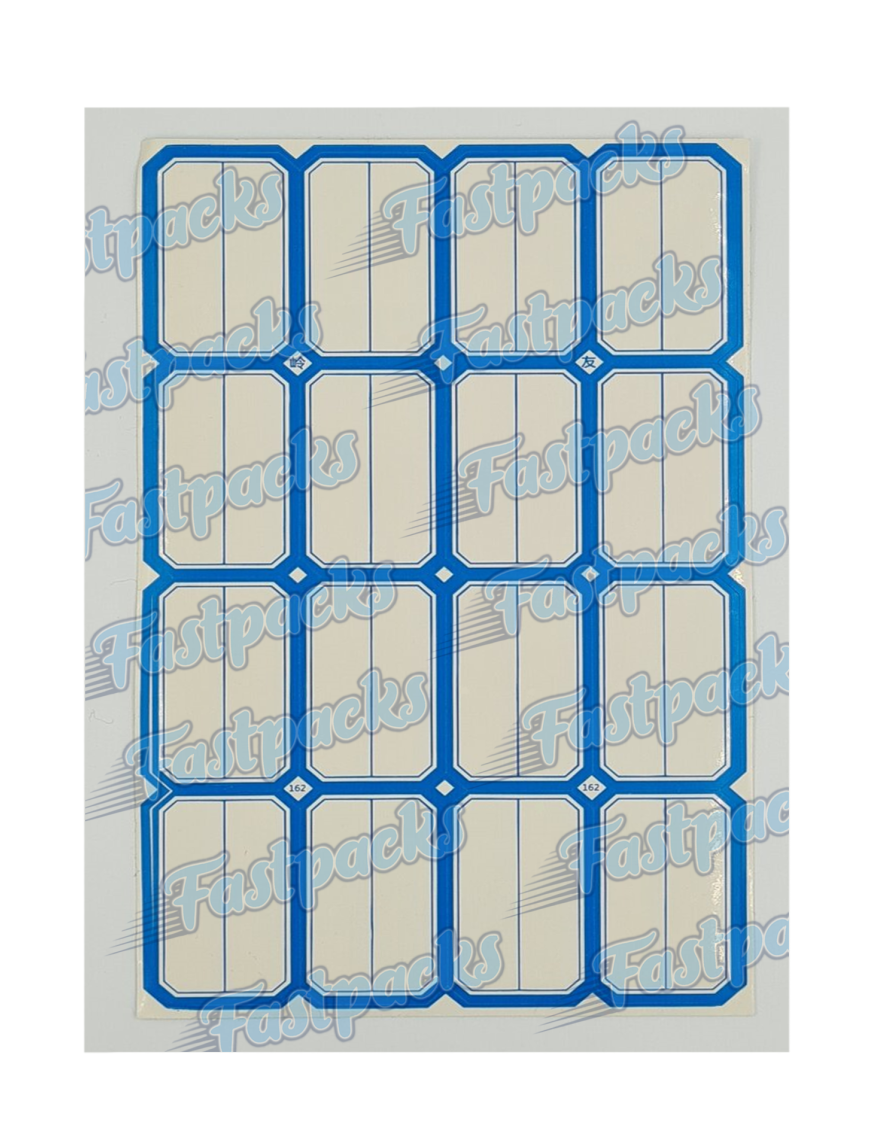 x16 ~ Strong Tags Strain Label With Easy Peel Blue Border ~ 25mm x 45mm