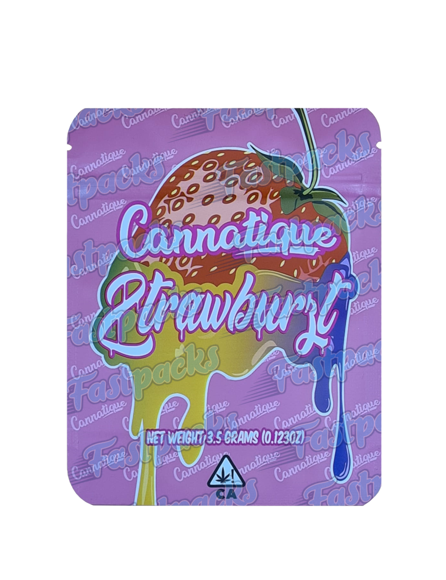 Cannatique ~ Ztrawburst ~ 3.5G Mylar Bag