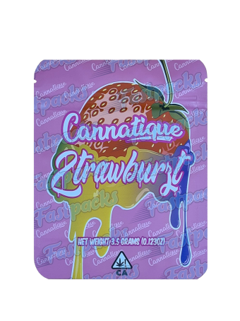 Cannatique ~ Ztrawburst ~ 3.5G Mylar Bag