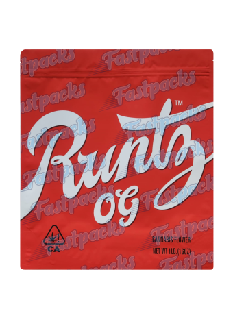 Runtz ~ OG Red ~ 1LB (16 Ounce) Super Large Mylar Bag