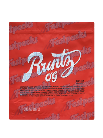 Runtz ~ OG Red ~ 1LB (16 Ounce) Super Large Mylar Bag