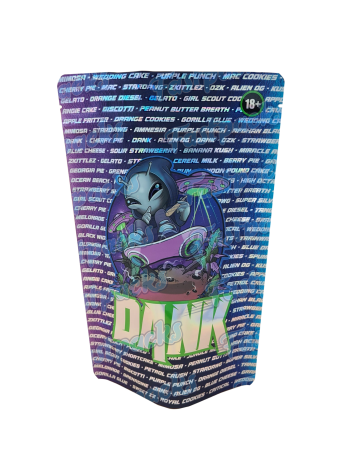 Dank ~ Alien Weed ~ 28G Premium Holographic Mylar Bag