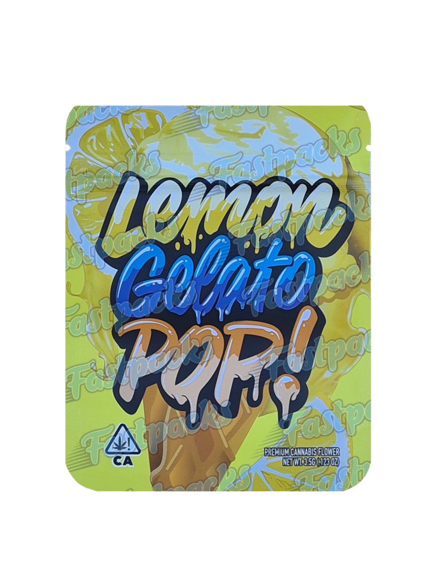 Dub's Garden ~ Lemon Gelato Pop! ~ 3.5G Mylar Bag