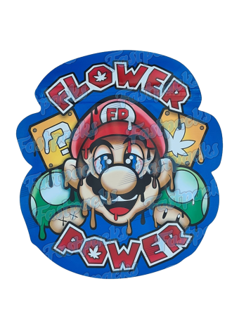 Flower Power ~ 3.5G Die-Cut Mylar Bag