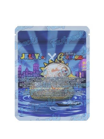 Jelly Co. X Official Gooniez ~ White Dino Duck ~ 3.5G Mylar Bag (2024)