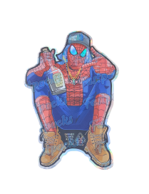 NYC Spider Man ~ You Shittin' Meyyy? ~ Extra Large 3.5G Die-Cut Mylar Bag (2023)