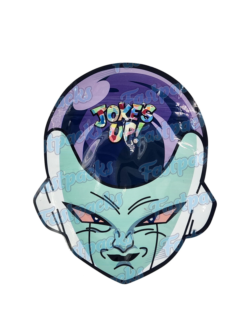 Jokes Up! ~ Frieza ~ 3.5G Die-Cut Mylar Bag (2023)