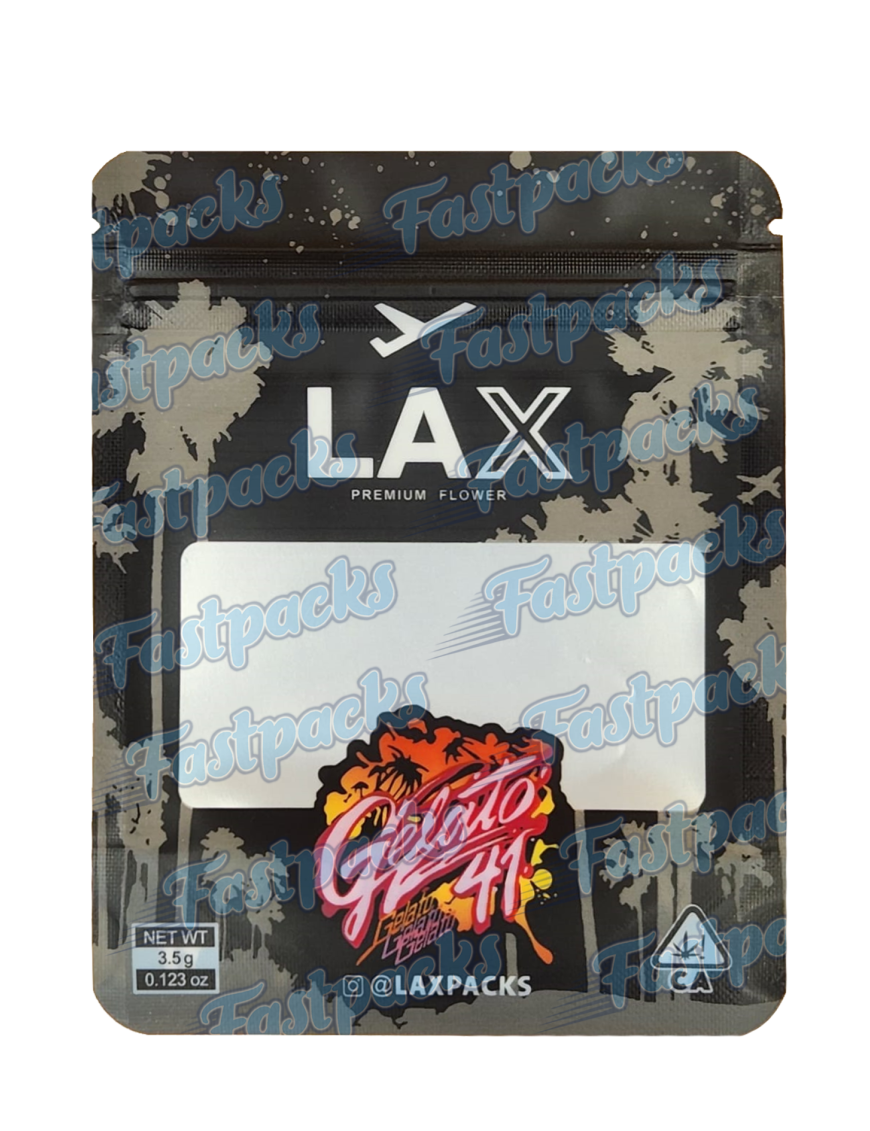 LAX ~ Gelato 41 ~ 3.5G Die-Cut Mylar Bag