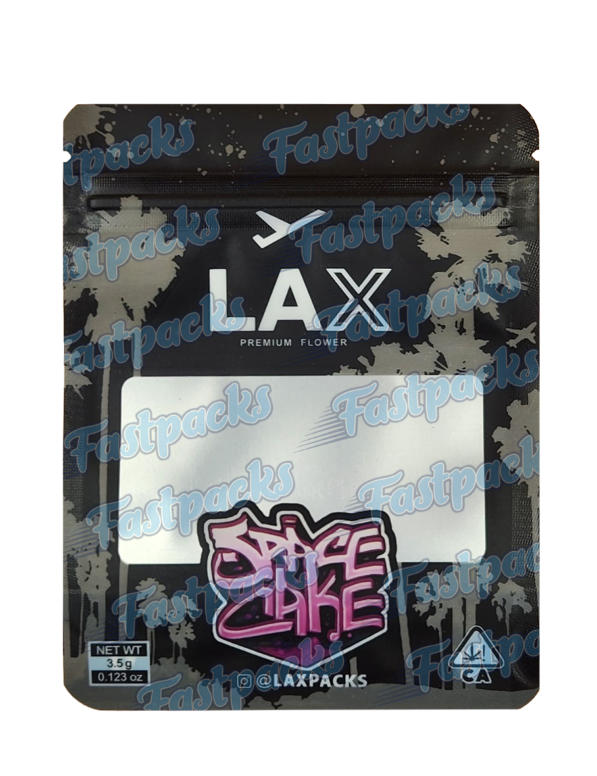 LAX ~ Space Cake ~ 3.5G Die-Cut Mylar Bag