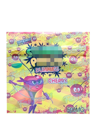 Stoner Patch Dummies ~ Cherry ~ 500MG Mylar Bag (Bulk Available)