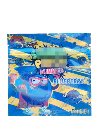 Stoner Patch Dummies ~ Blueberry ~ 500MG Mylar Bag (Bulk Available)