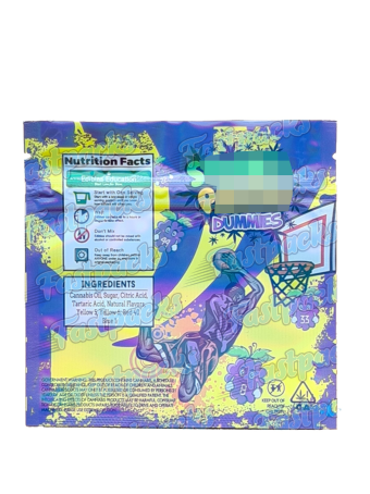 Stoner Patch Dummies ~ Grape ~ 500MG Mylar Bag (Bulk Available)