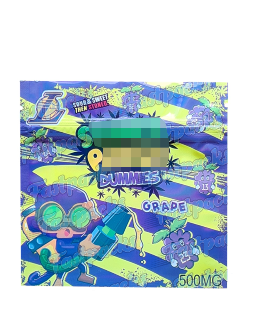 S.P. Dummies ~ Grape ~ 500MG Mylar Bag