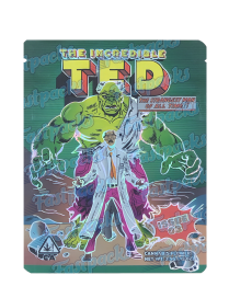 Teds Budz ~ The Incredible Ted ~ 3.5G Mylar Bag