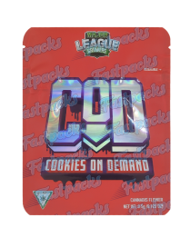 Major League Exotics ~ Cookies On Demand ~ 3.5G Mylar Bag