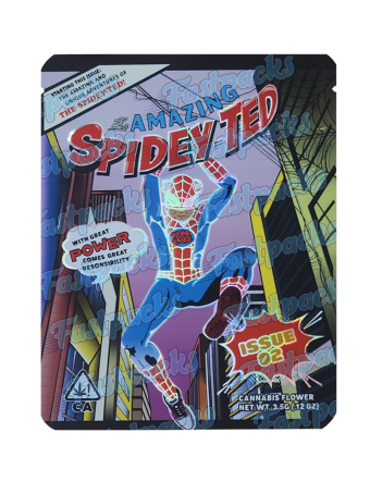 Teds Budz ~ The Amazing Spidey-Ted ~ 3.5G Mylar Bag