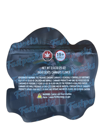 Stockton ~ Cali Budz ~ 3.5G Die-Cut Mylar Bag