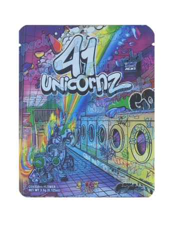 Jelly Co x Gooniez ~ 41 Unicorns ~ 3.5G Mylar Bag