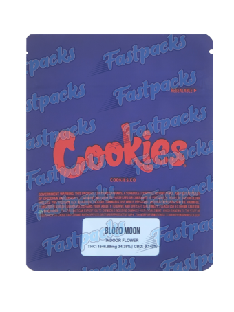 Cookies ~ Blood Moon ~ 3.5G Mylar Bag Inc. Strain Label & Holographic Sticker (2024)