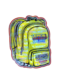 Backpack Boyz ~ Traditional ~ Lemon Cherry Gelato ~ 3.5G Die-Cut Holographic Mylar Bag