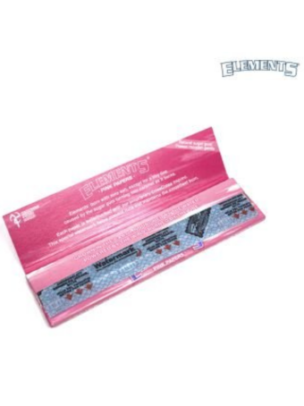 Elements ~ Limited Edition Pink King Size Rolling Papers ~ x32 Leaves Per Booklet