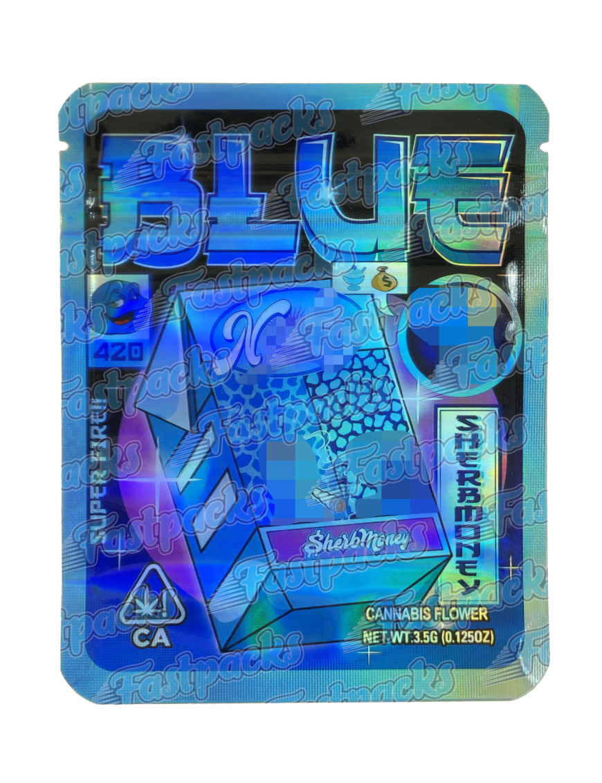Sherbmoney ~ Blue N Bites ~ 3.5G Mylar Bag