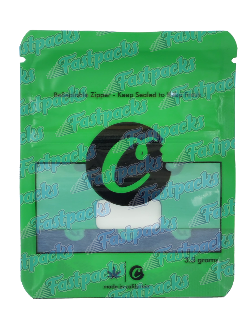 Cookies ~ Green ~ 3.5G Small 8cmx10cm Mylar Bag
