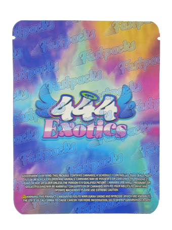 444 Exotics ~ Tie Dye ~ 3.5G Mylar Bag