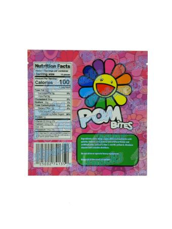 LIMITED TIME ONLY! ~ The Original ~ Pom Bites Gummies ~ 500MG Mylar Bag
